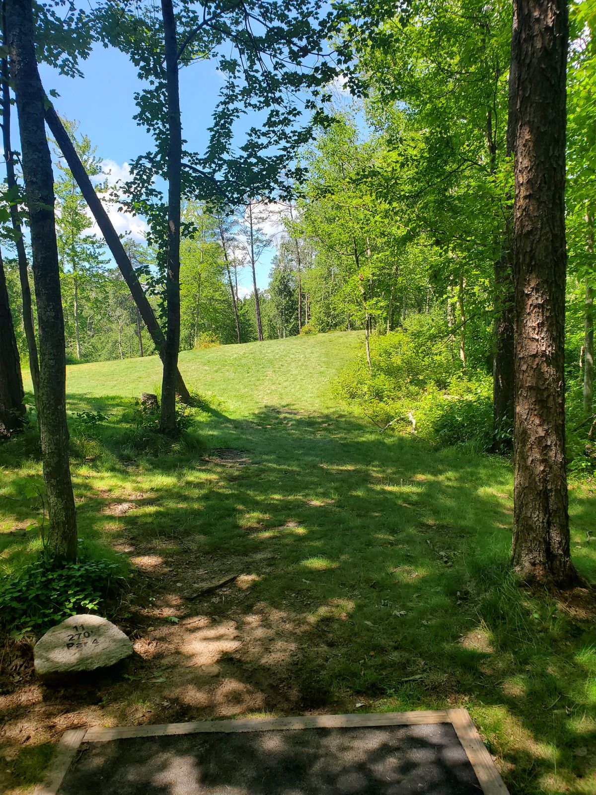 Hole 11 fairway