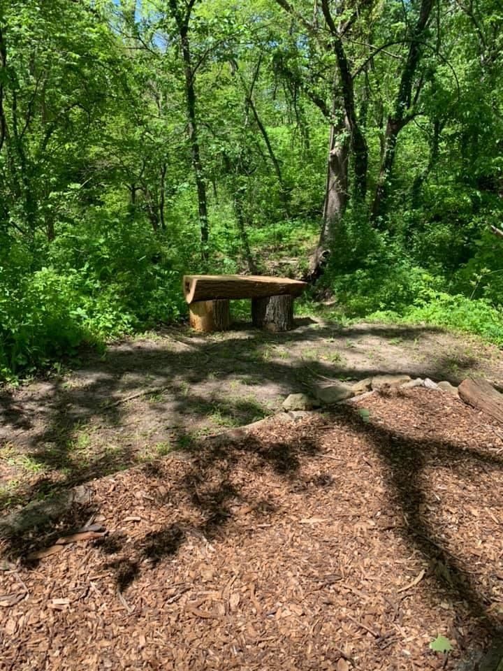 Bench on hole 6