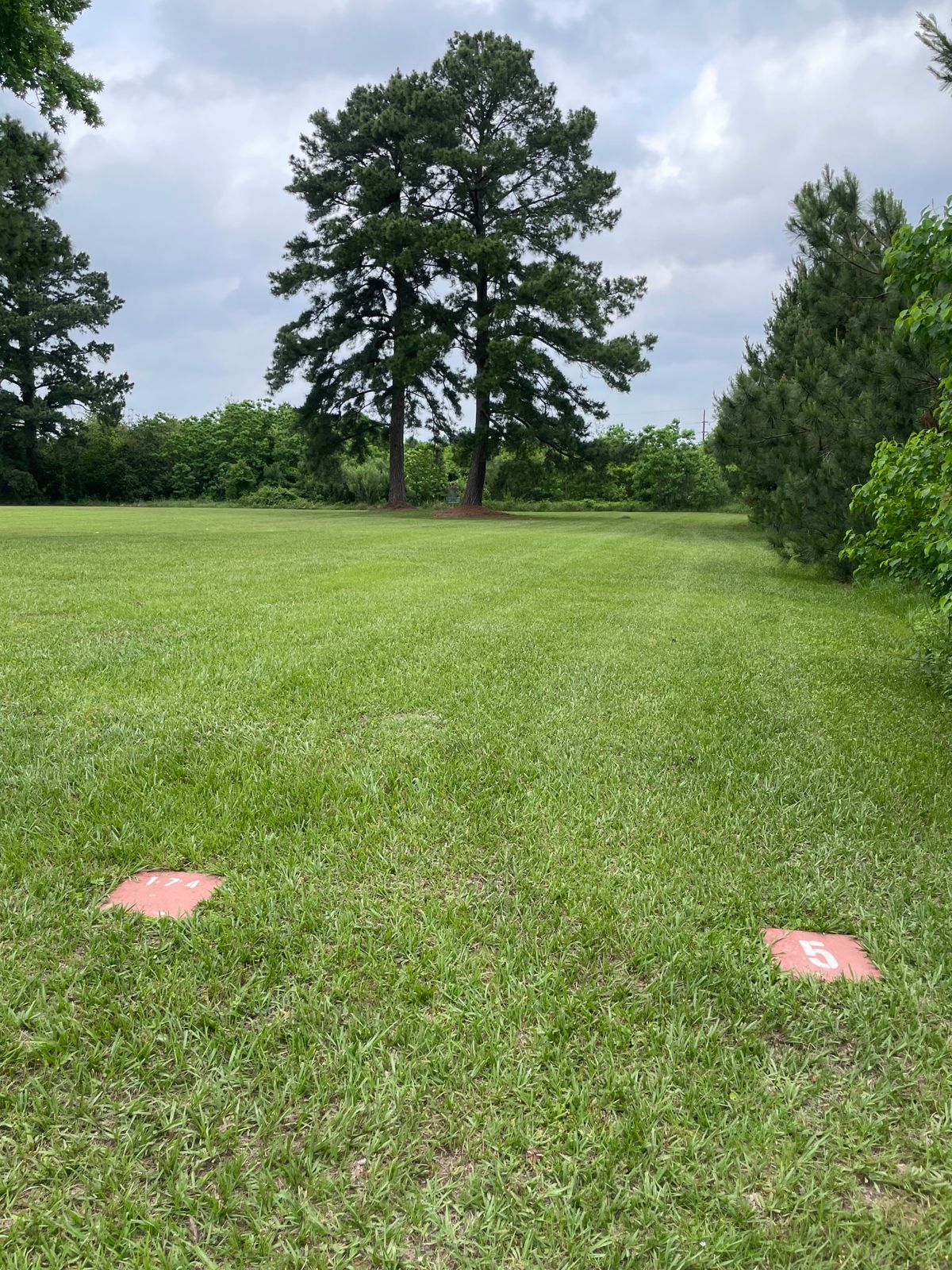 View of sixth hole course.