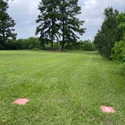 View of sixth hole course.