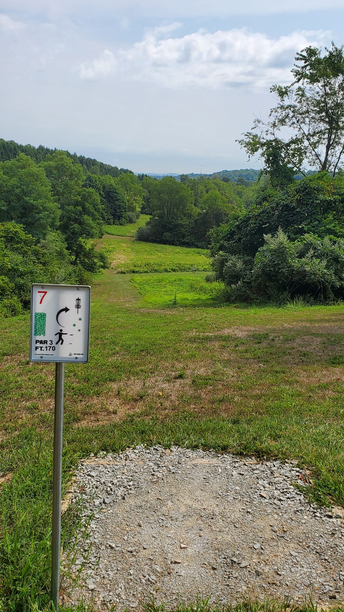 BEWARE the tree line on left of 7.... you land deep in there and might as well not even look for it.