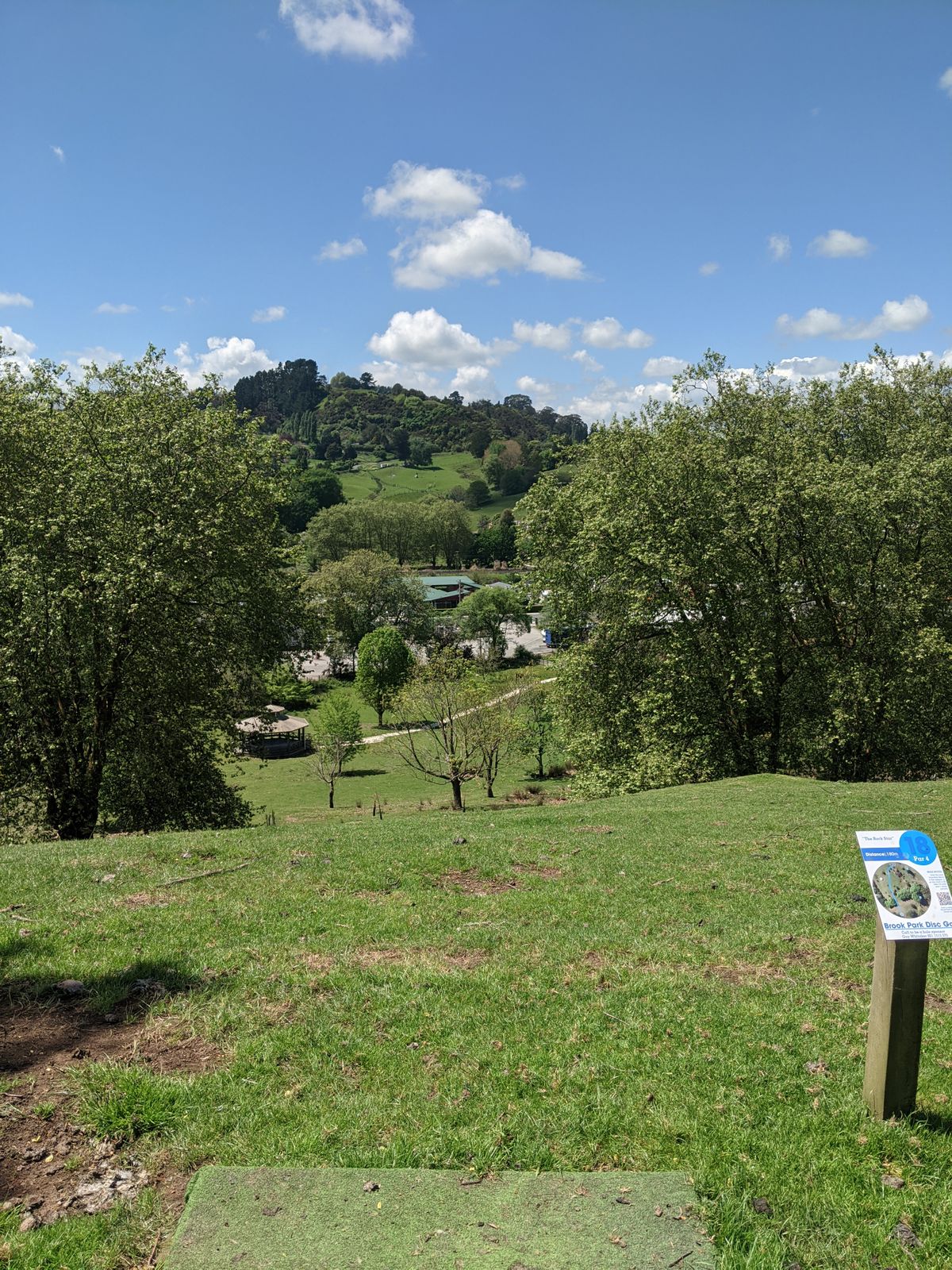 Hole 18 tee