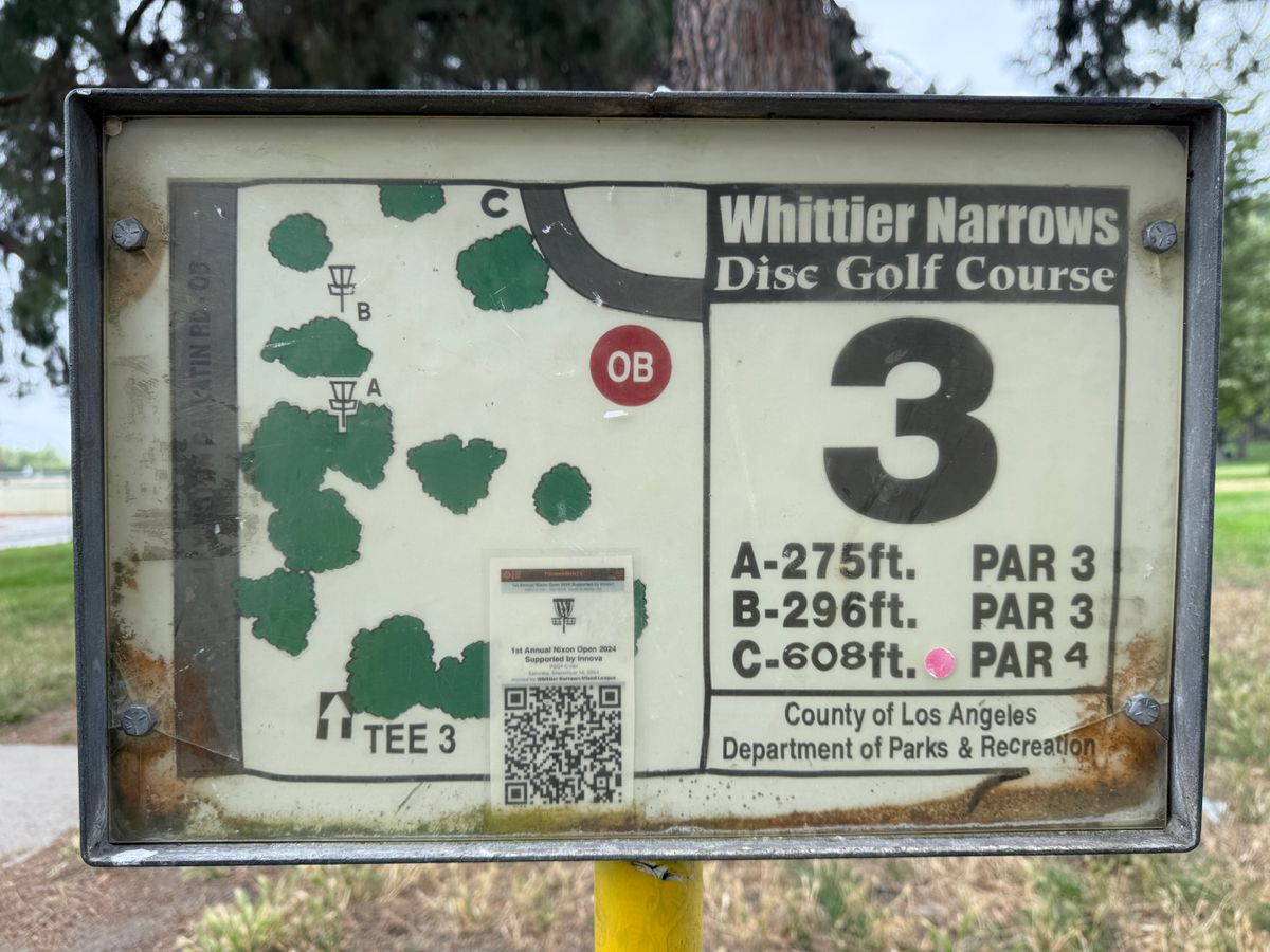 Hole 3 Sign