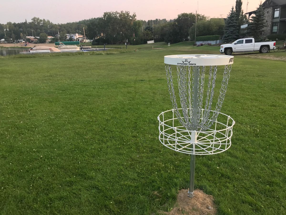 Hole 2 looking back at the tee pad