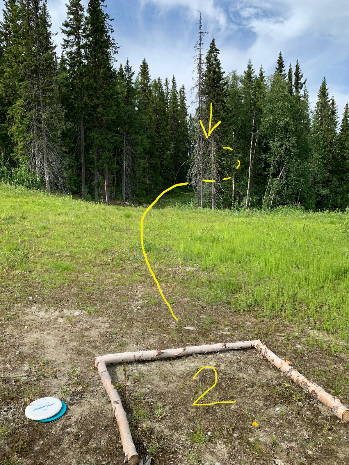 Streckat är det dolda spåret.