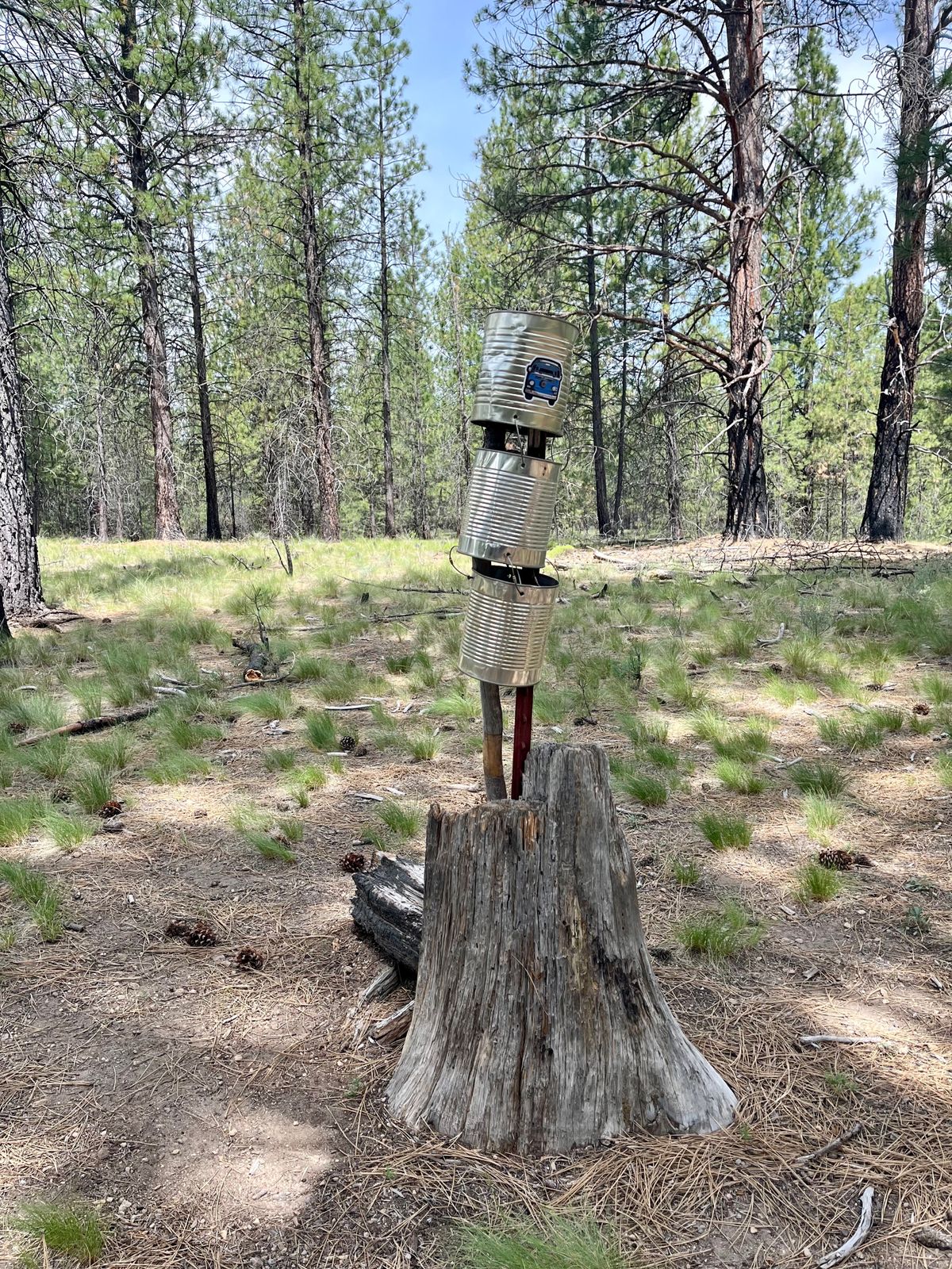 Cans on hole 16