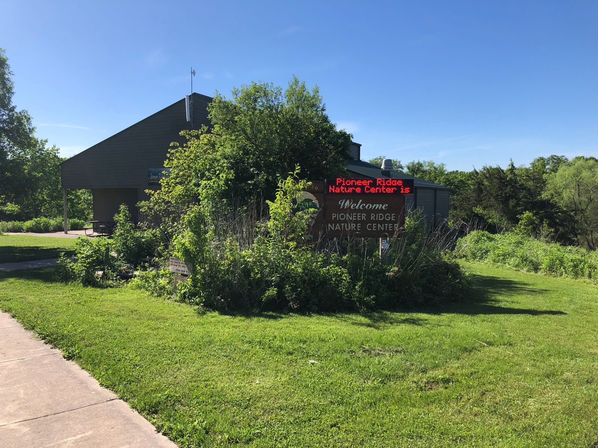 Visit the nature center for some fun kid oriented learning, including bathrooms .