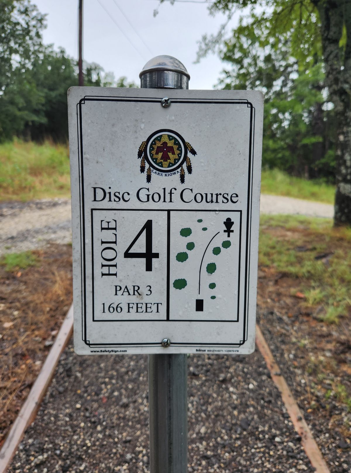 Hole 4 sign