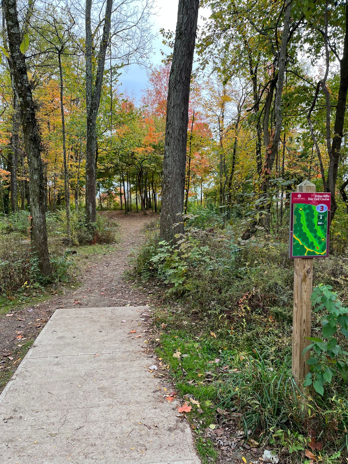 Hole 3 tee pad