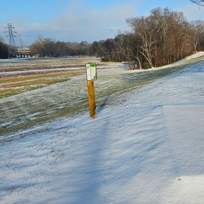 HOLE 1 SNOW!