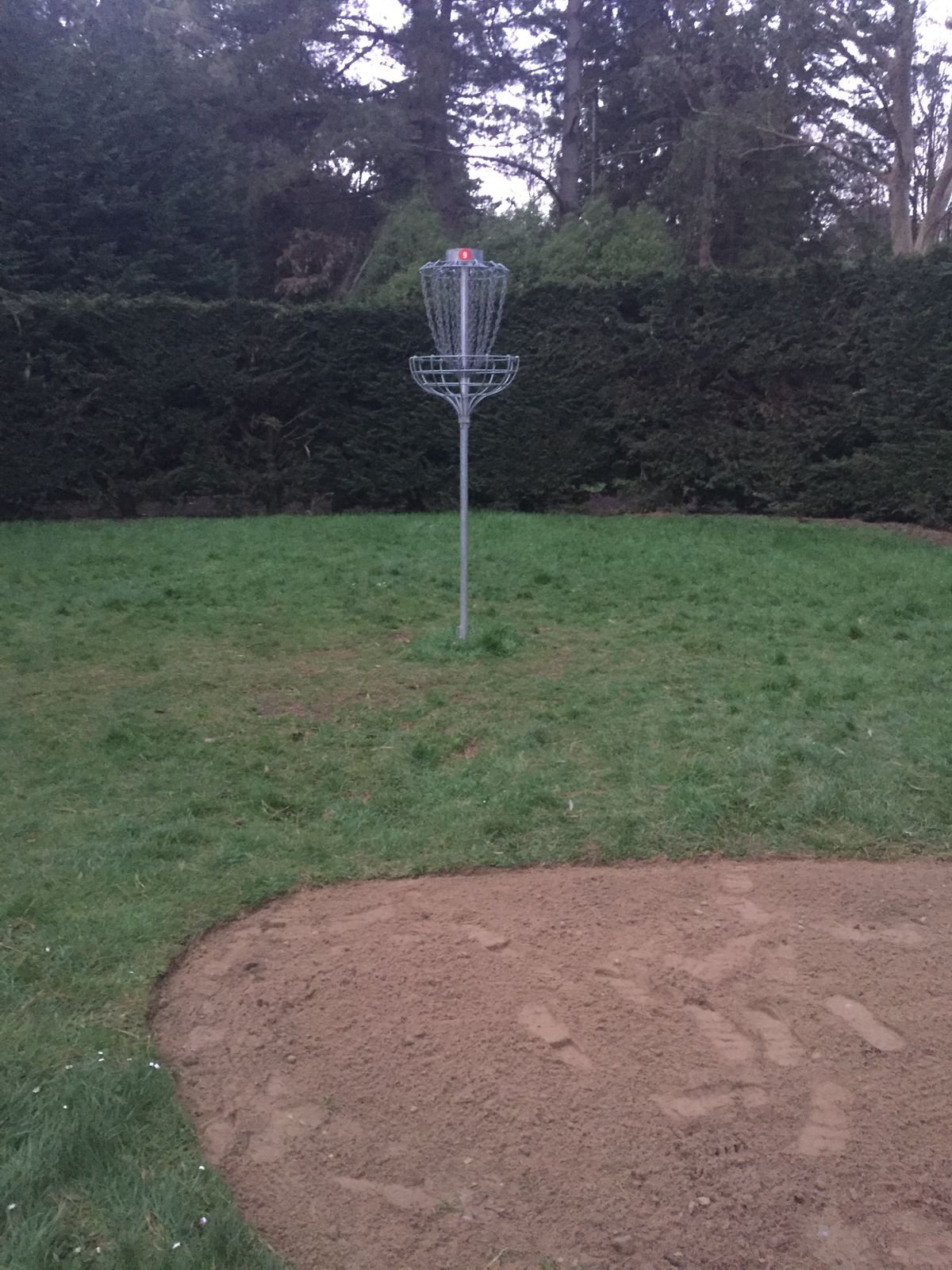 Hole 9 new bunker