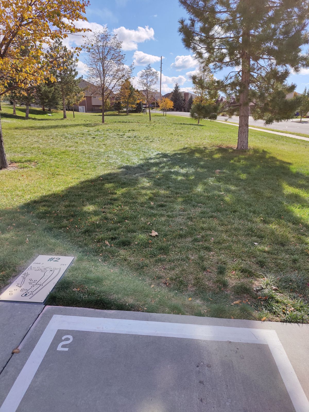 Hole #2 teepad