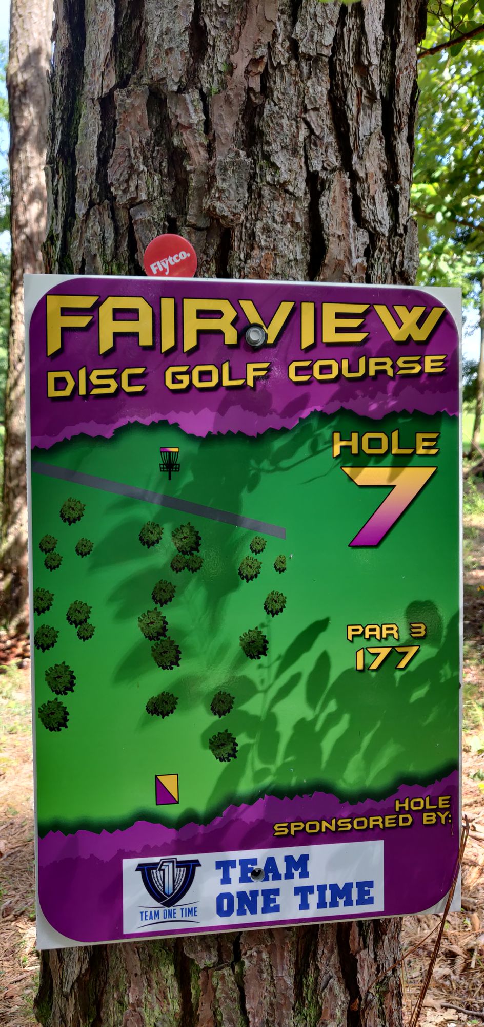 Hole 7 TeeSign