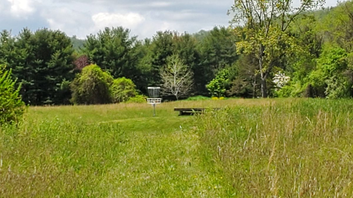 On fairway 13