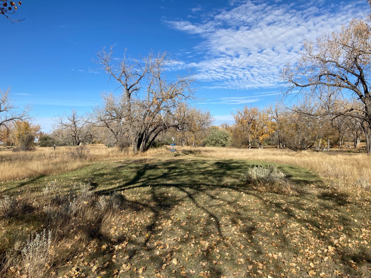 Hole 3 blue basket location