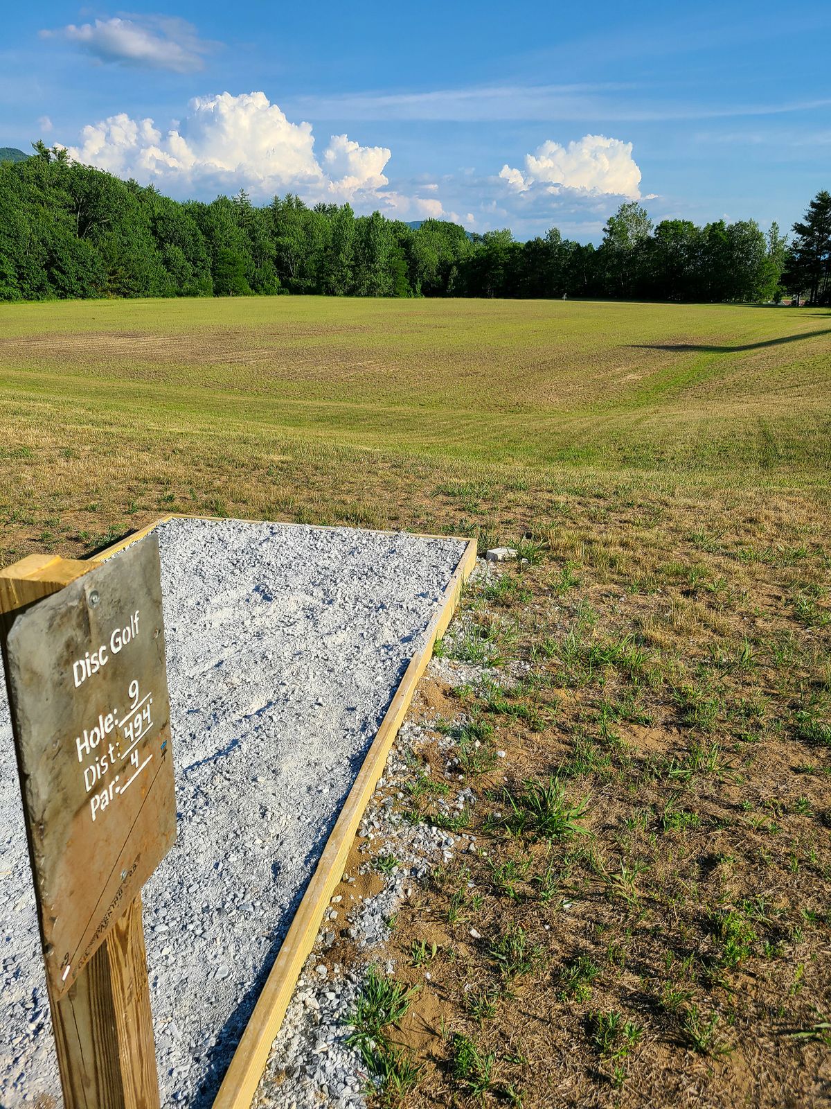 Hole #9 The only non-wooded hole.