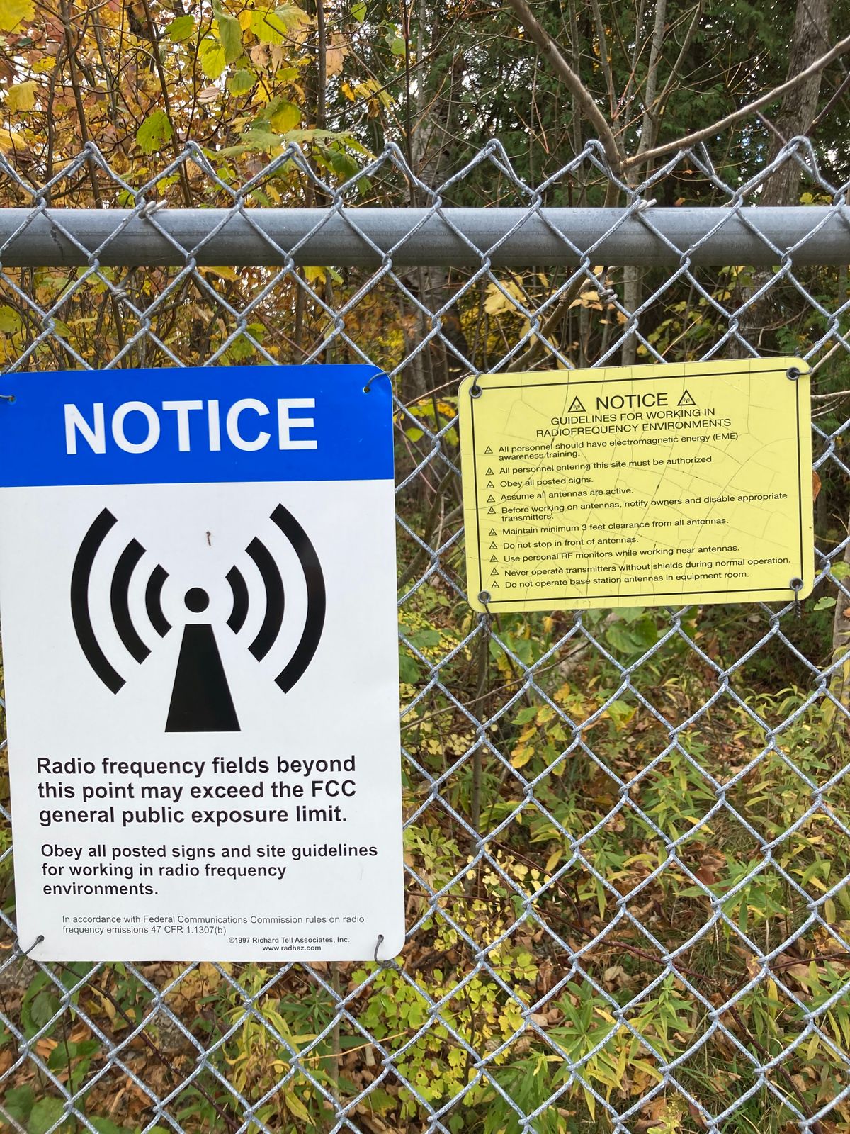 uhh. this seems sketchy. this is posted on one of the entrances to the property