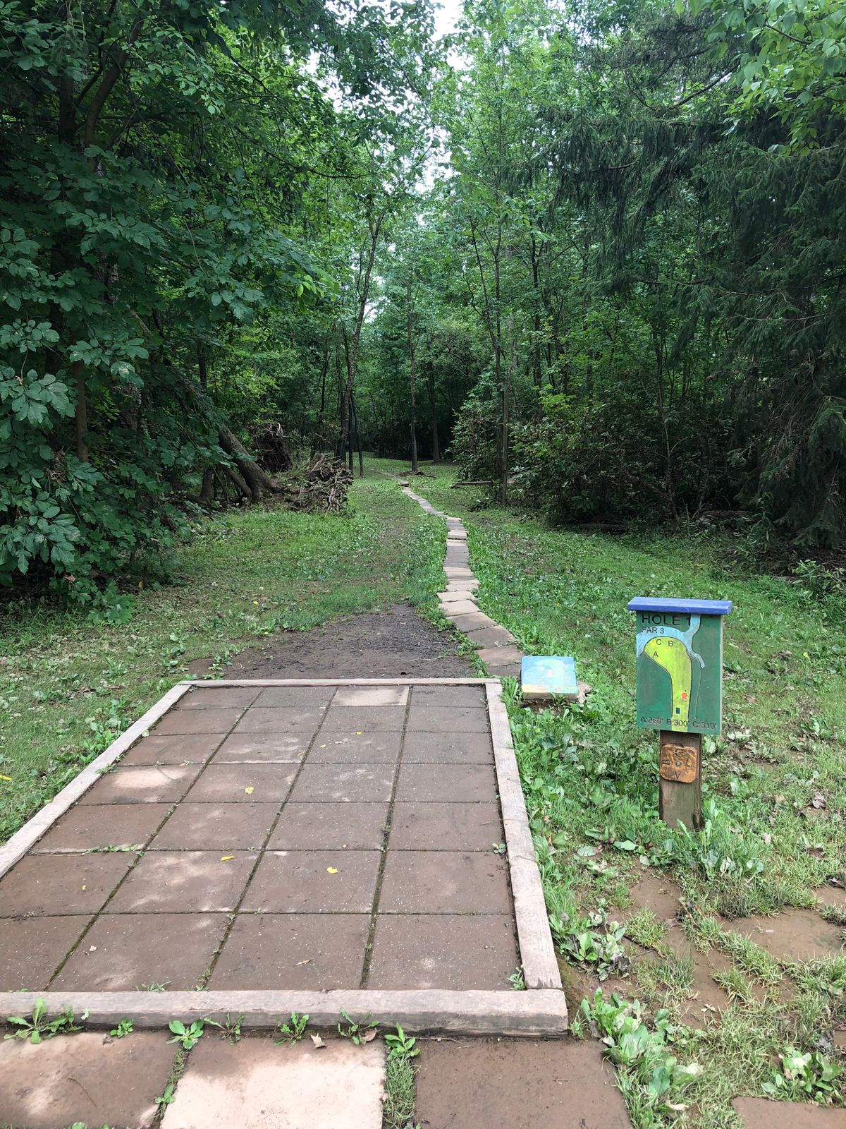Looking down hole #1