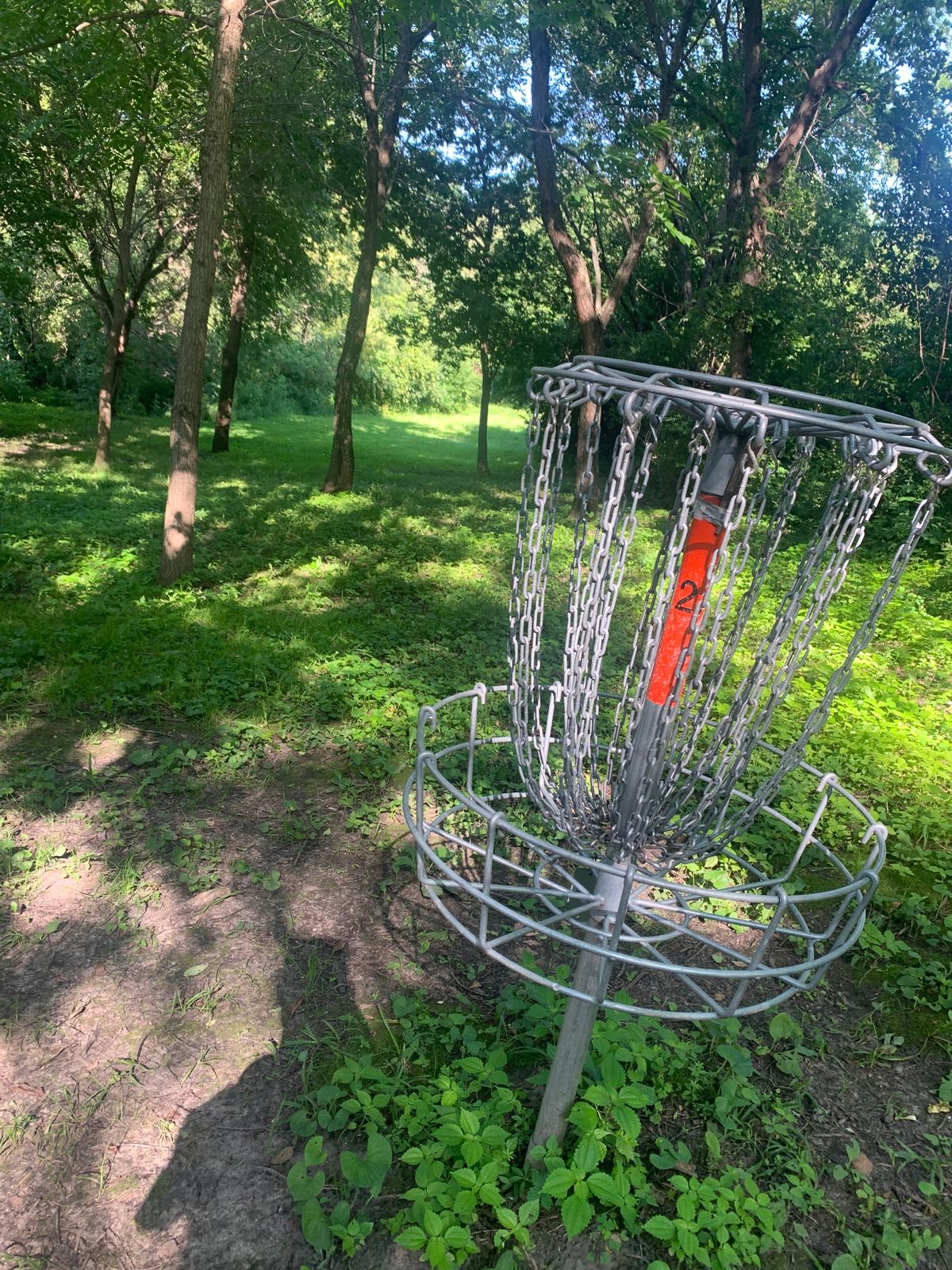 View of hole 5 looking back towards teepad.