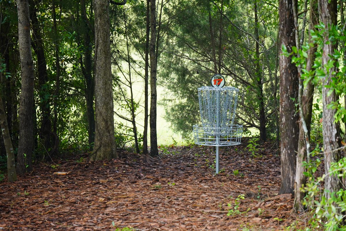 Hole 17’s guarded green and basket