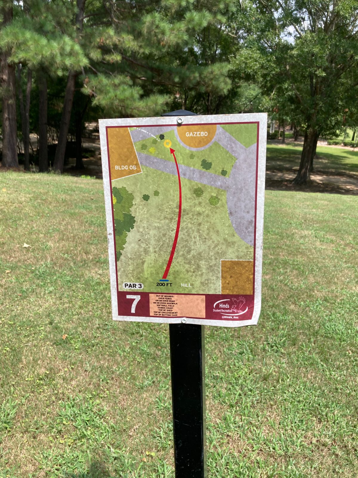 Hole 7 Sign