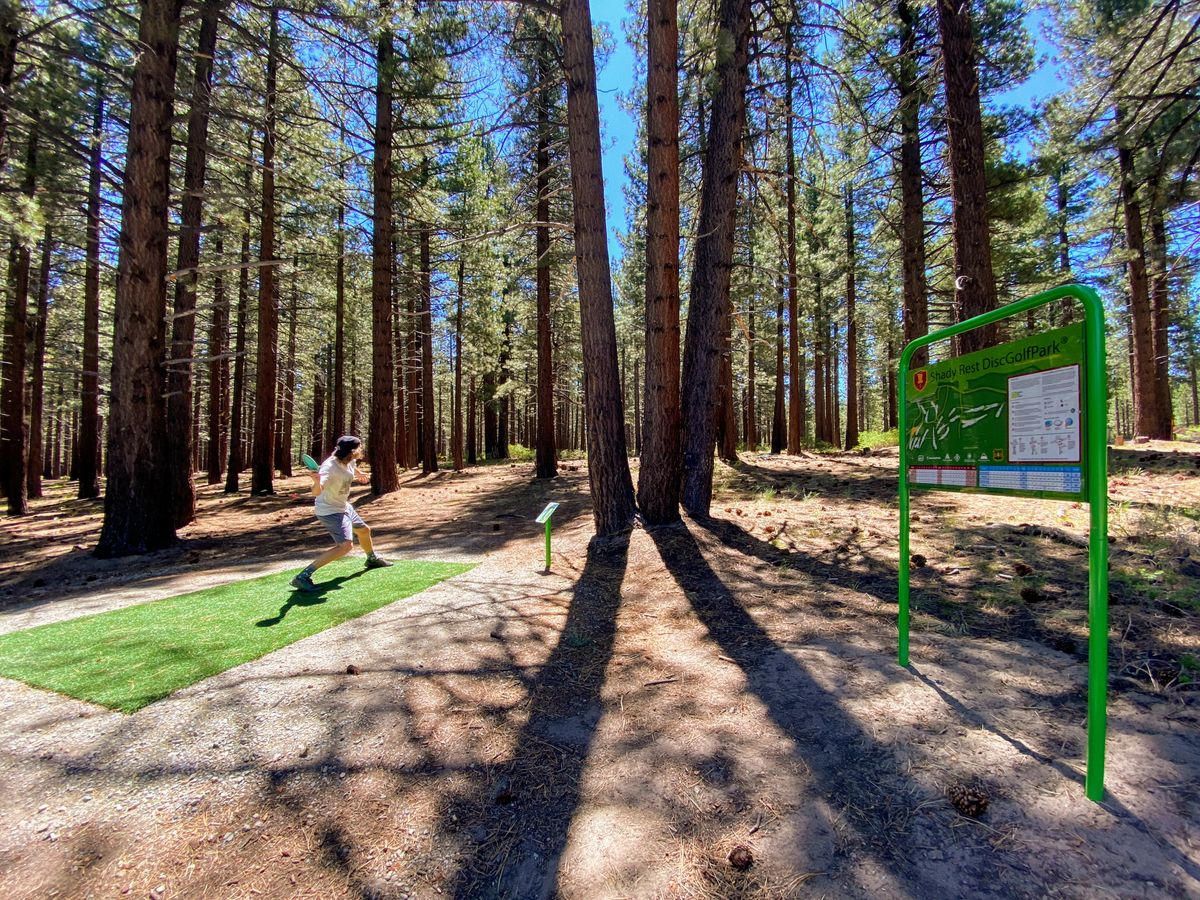 Hole 1 with the new signage