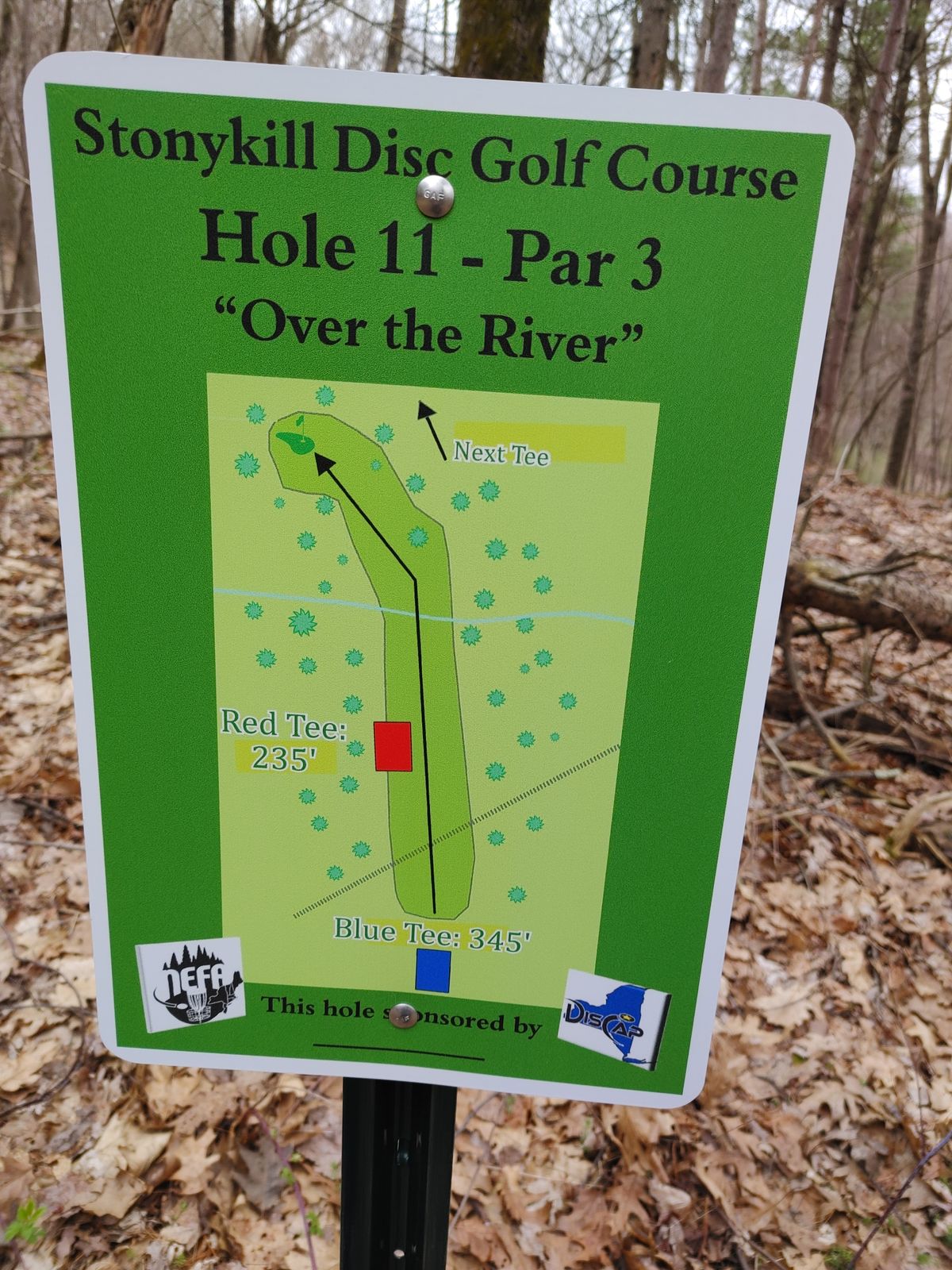 Hole 11 map