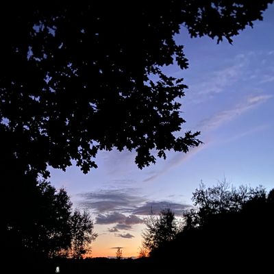 Hole 3  - a SheDyzer sunset, fall 2024