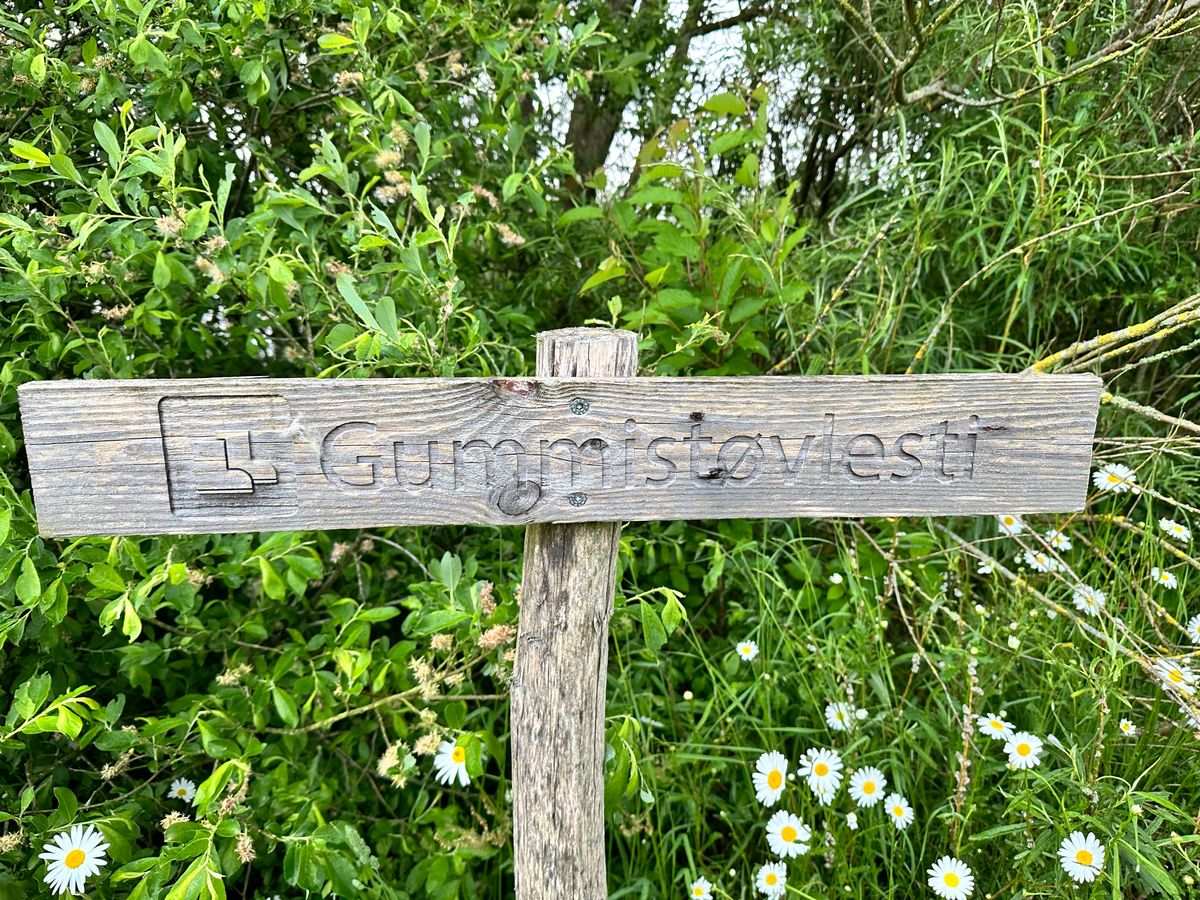 Gummistøvle sti. No kidding