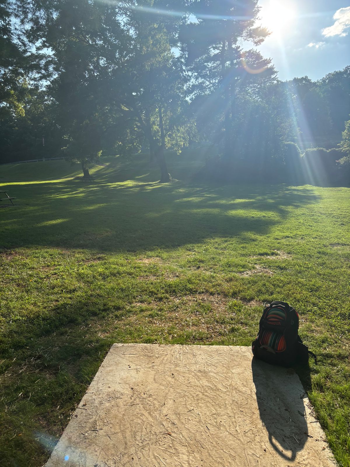Tee #4 a little to the left and a little further back
