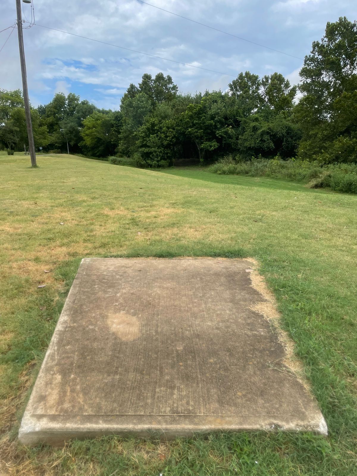 Hole 17 Short pad.