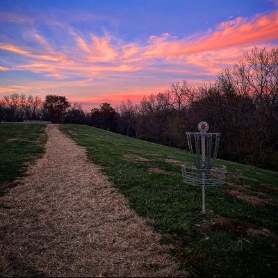 Hole 1 Basket + Hole 2 Fairway