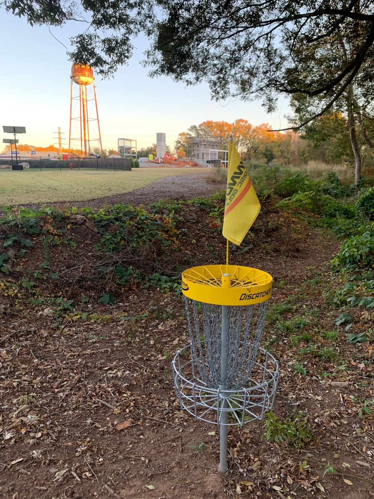 Basket 3 with the nearest Tee behind it