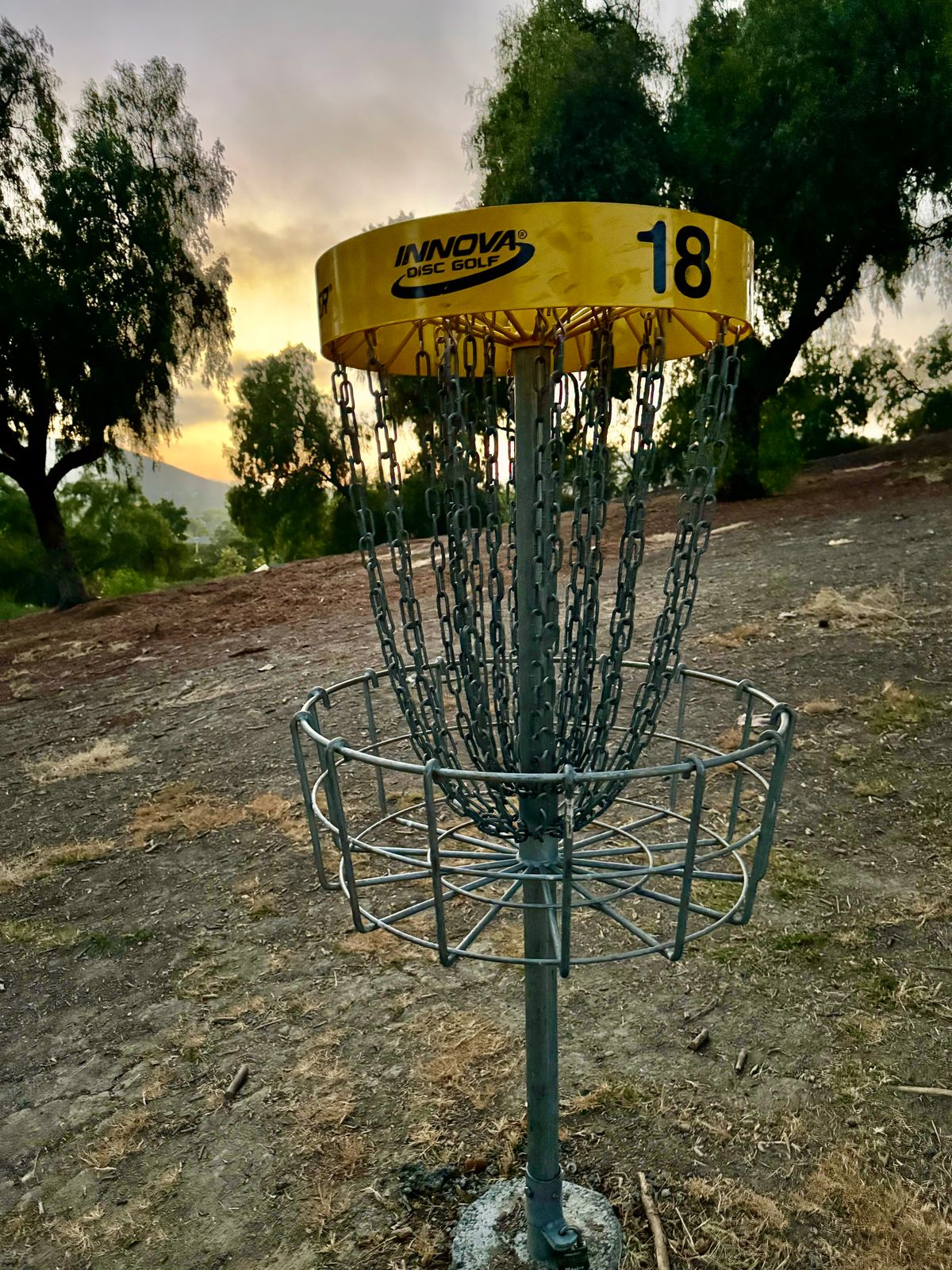 Hole 18 after sunset