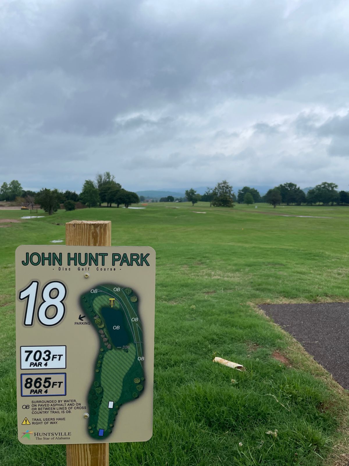 Hole 18 White Tee