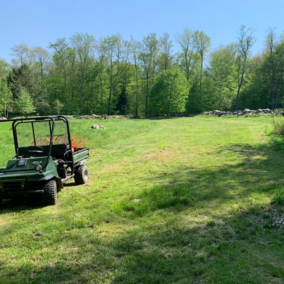 New mowing on the 18th