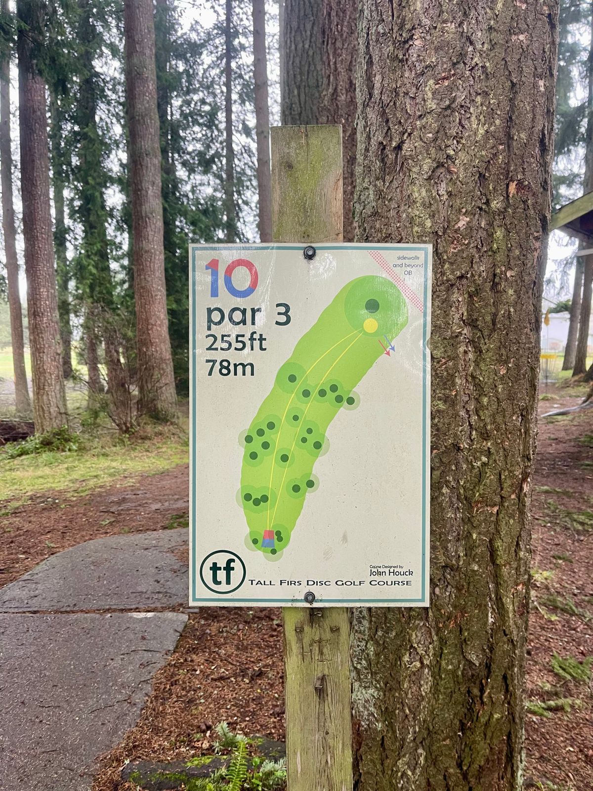 Hole 10 sign