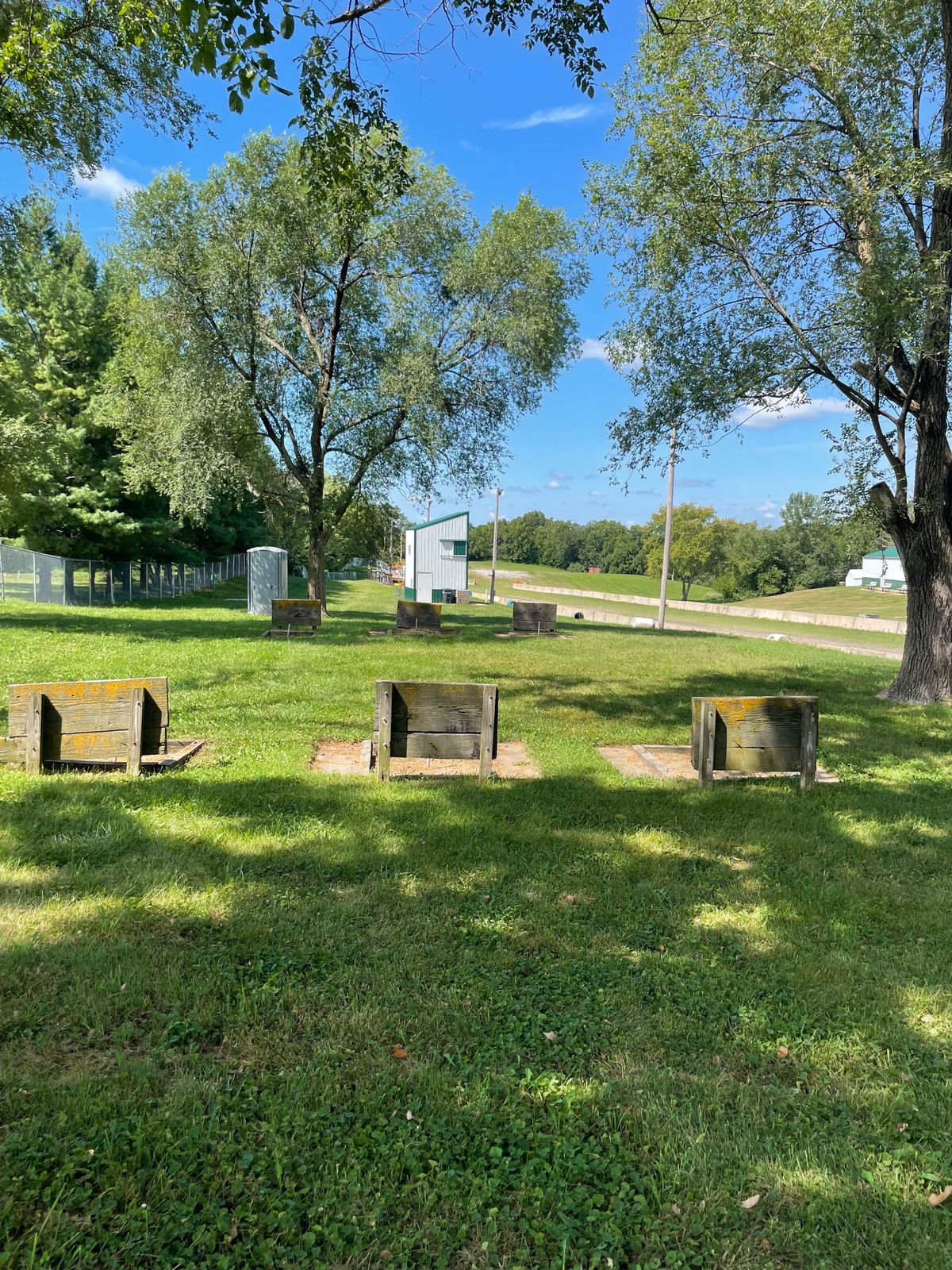 Hole 1 basket