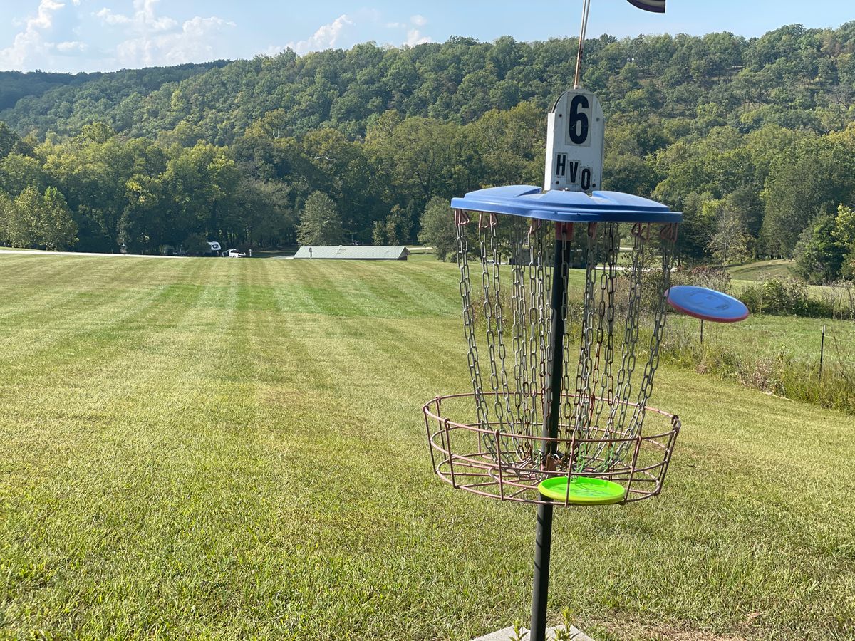 Basket of hold 6 looking down hole 7’s fairway