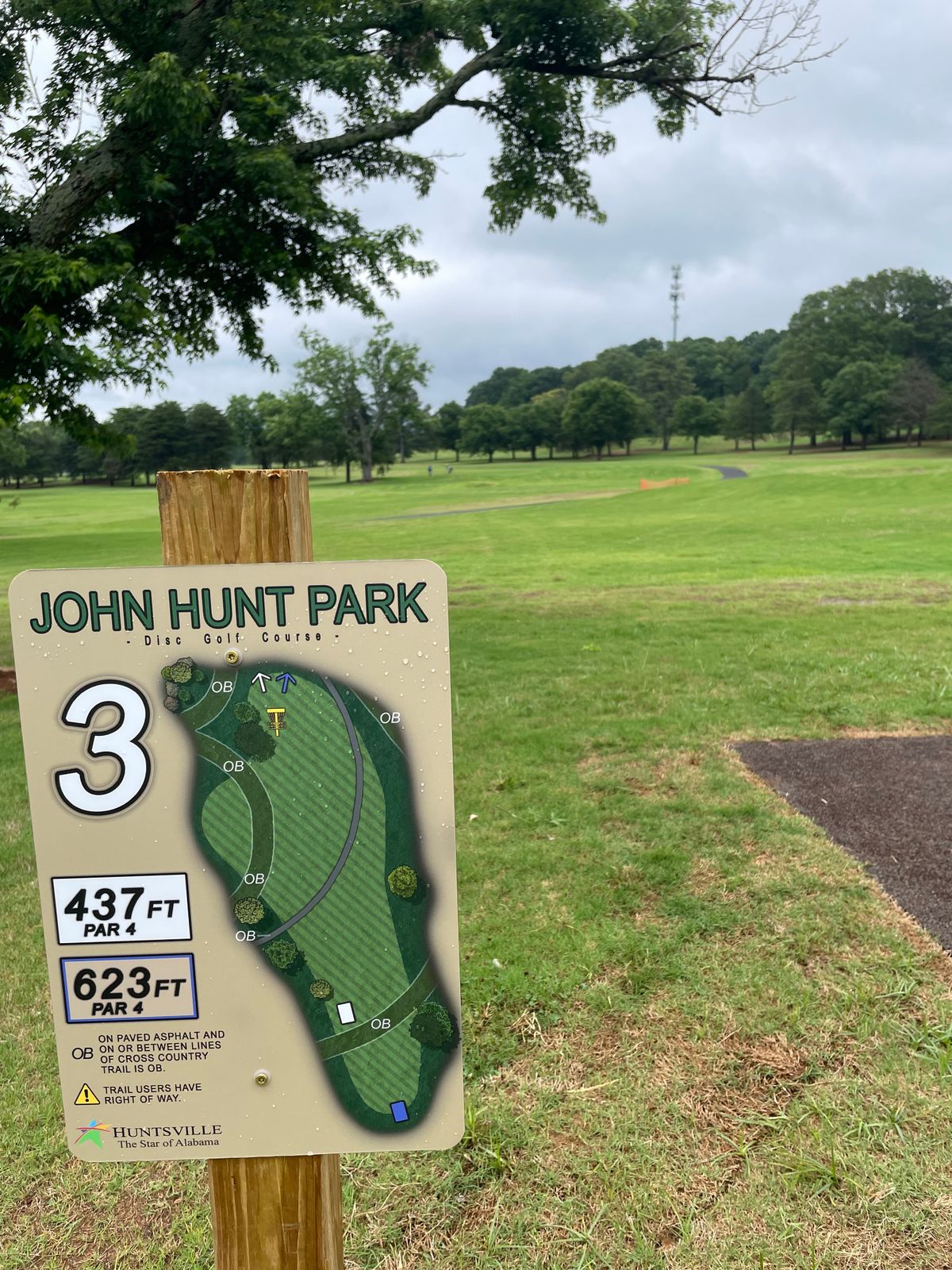 Hole 3 White Tee