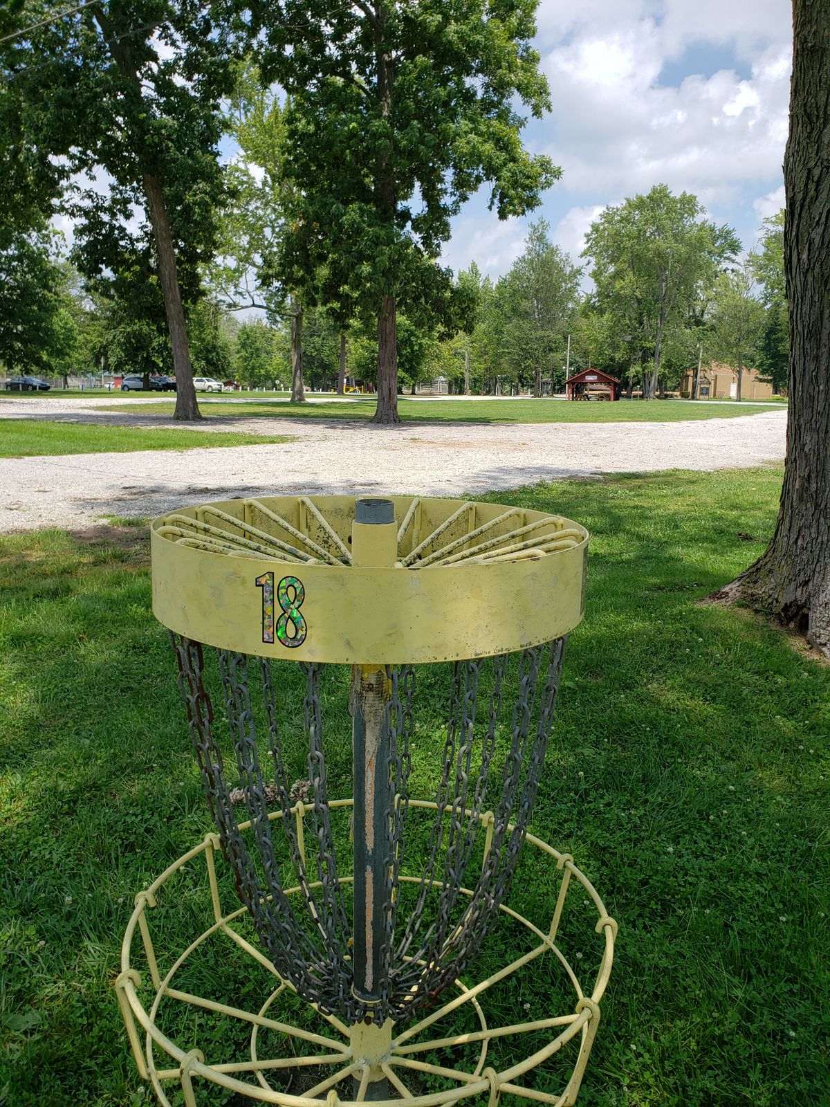 #18 Facing #18 Tee-Pad.