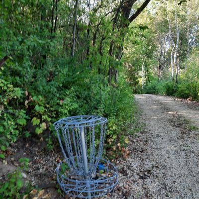 Hole. 8 up up drive way that isn't taken care off. And there is no tee pad