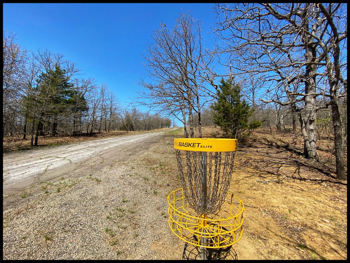 #3 green looking back up at the tee