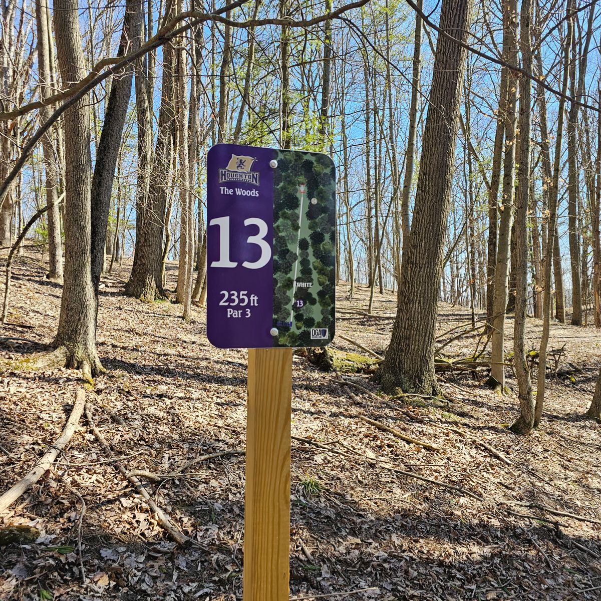 Signage for Hole #13