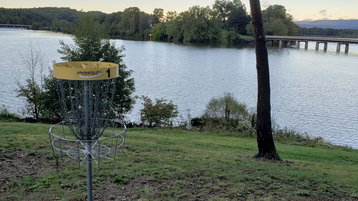 Hole 1 basket