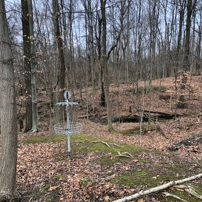 Hole 6 mini cliff side green, don’t go long!
