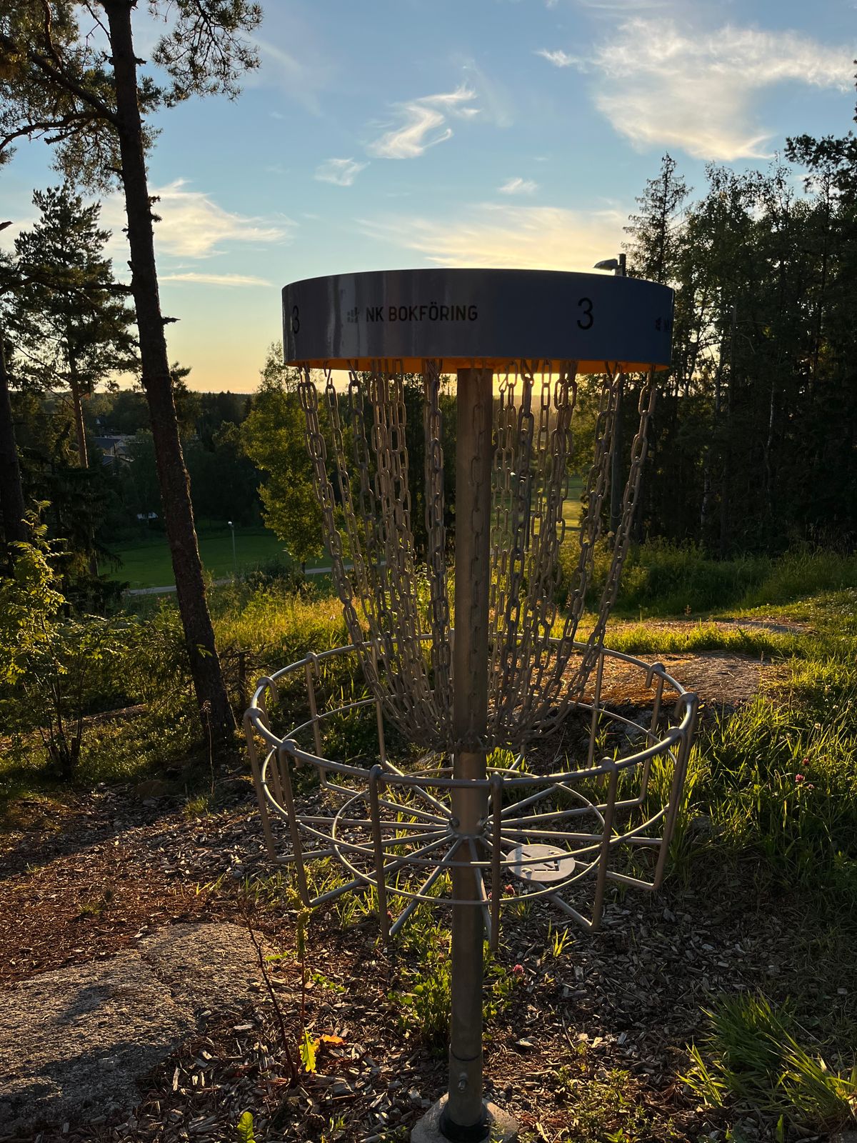 NK Bokföring on hole 3 ”sprintbacken”