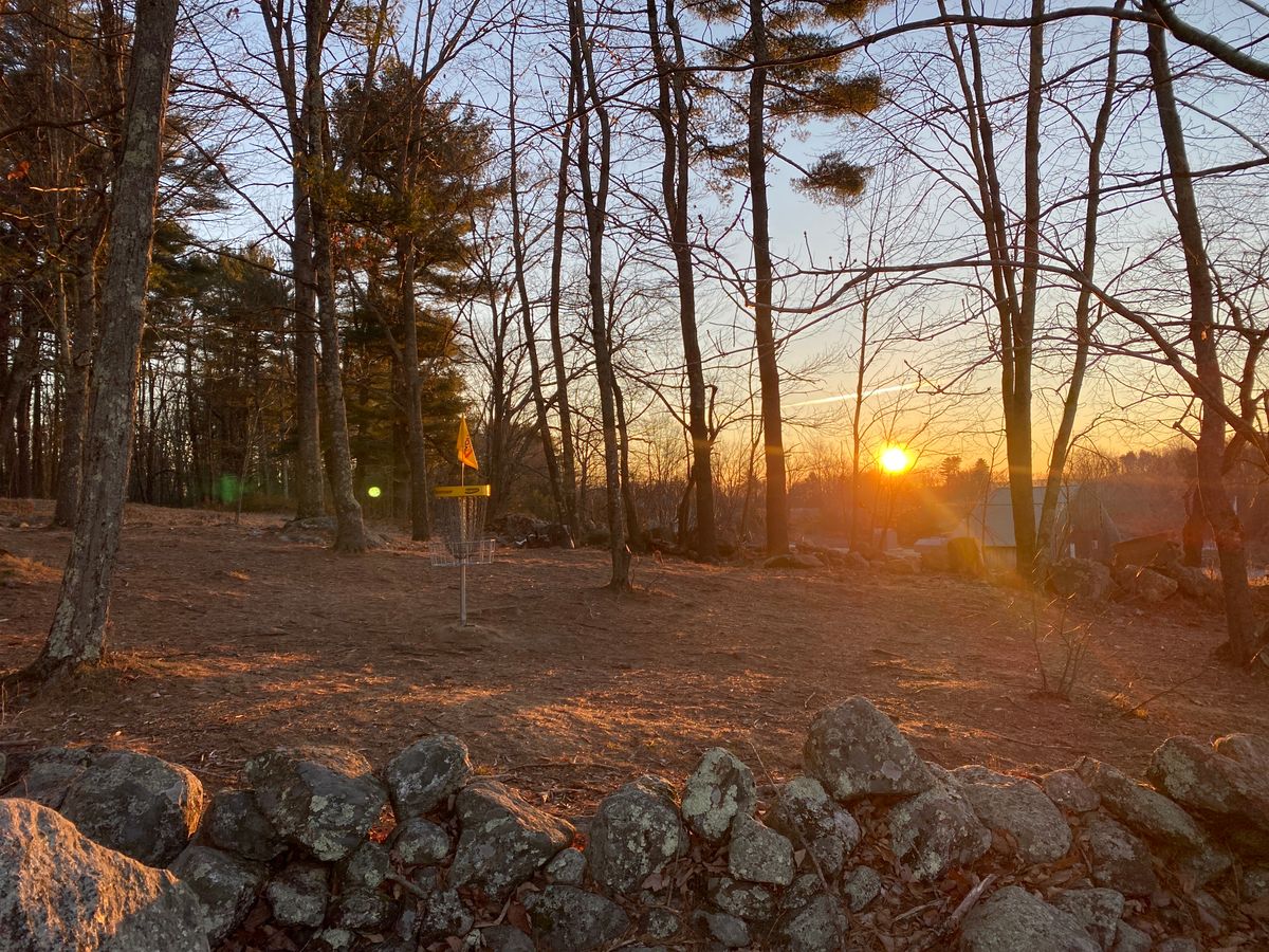 Basket 18 & the sunrise