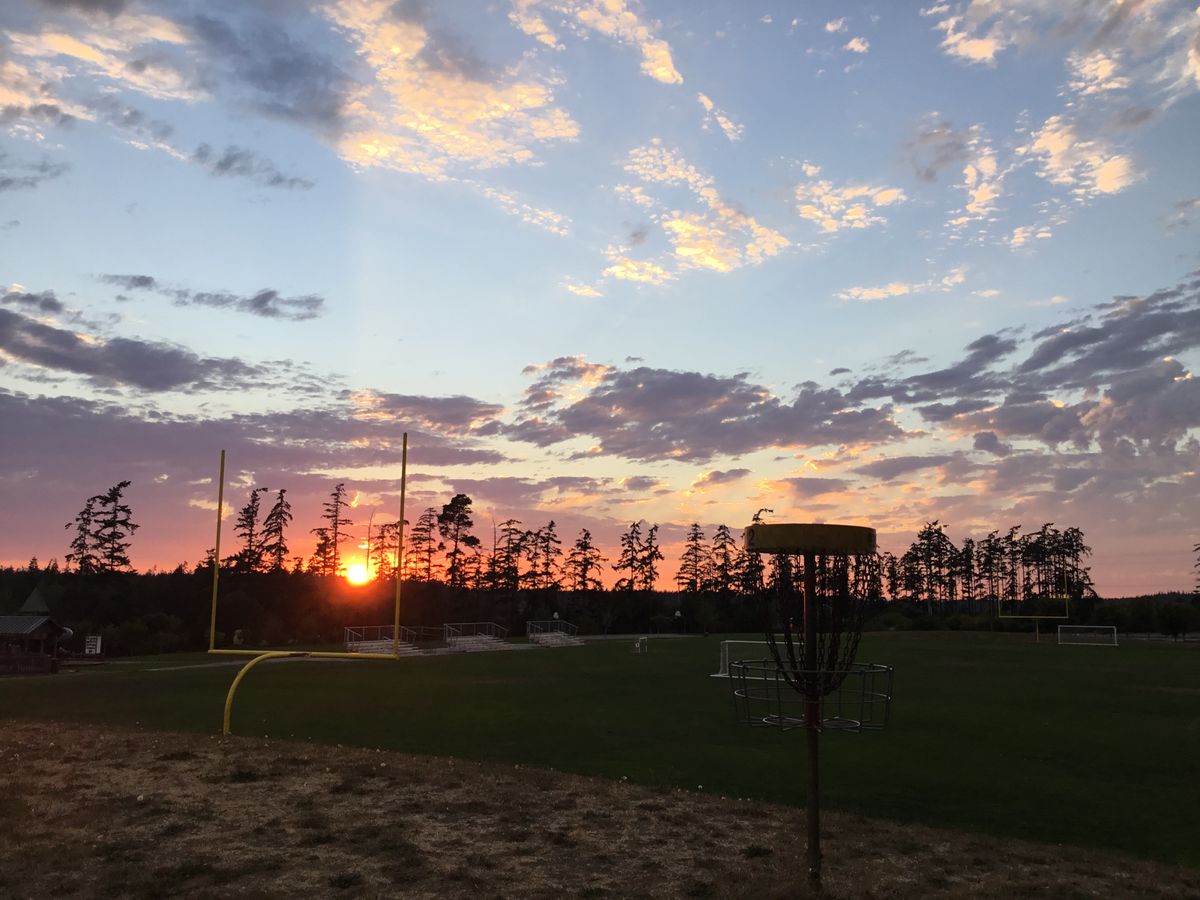 Hole #2 at the top of the hill Summer 2020.