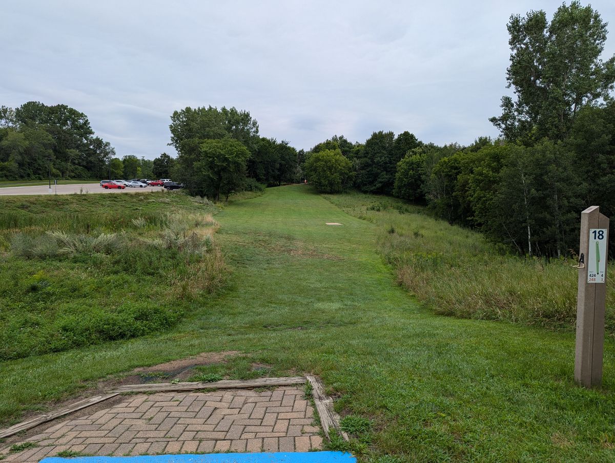 Hole 18 tee
